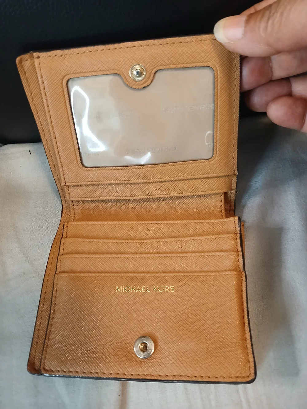 Michael Kors Men's Tan Leather Wallet